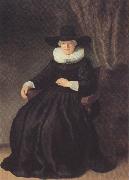 REMBRANDT Harmenszoon van Rijn, portrait of Maria Bockenoolle (mk33)